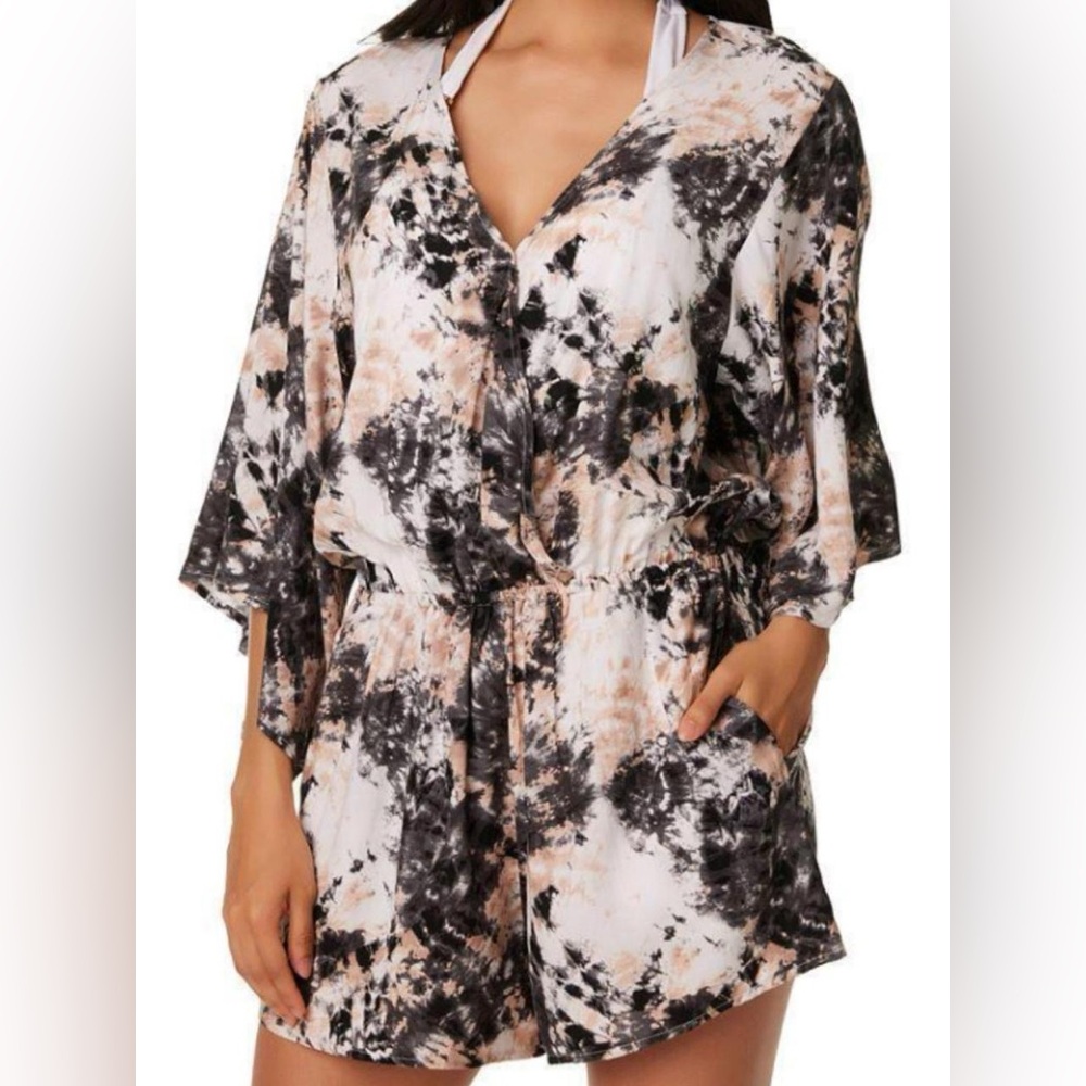 Bar III Monochrome Patterned Dress